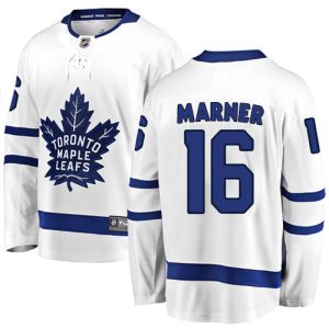 Herren Toronto Maple Leafs Eishockey Trikot Mitchell Marner #16 Breakaway Weiß Fanatics Branded Auswärts